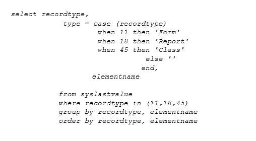 Identifying Unused Code- TABLE First