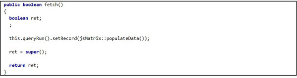 Dynamics AX Matrix Style-TABLE 4