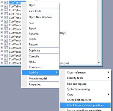 Creating Consistent UI Forms with Dynamics AX