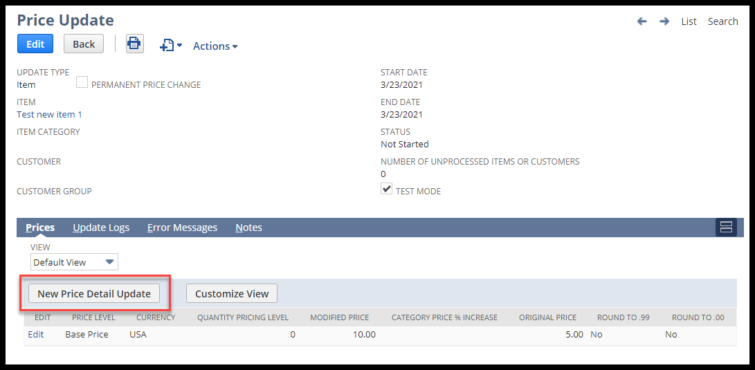 Effective Date Pricing SuiteApp RSM Technology