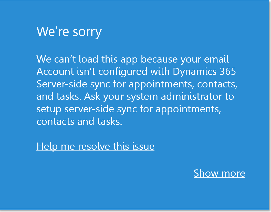 blue mail app sync office 365 contacts