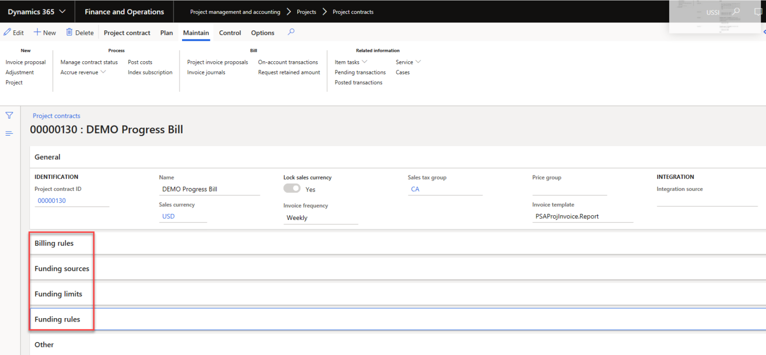 Dynamics 365 for Operations: The numerous uses for Project Contracts is ...
