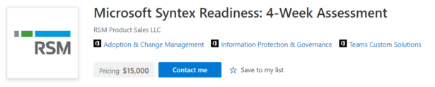 Microsoft Syntex Readiness: 4-Week Assessment