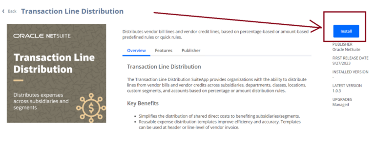 Creating a Transaction Line Distribution Schedule - RSM Technology