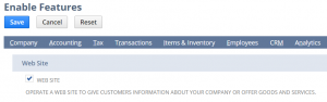 EnableWebSite