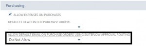 Order Management Preference