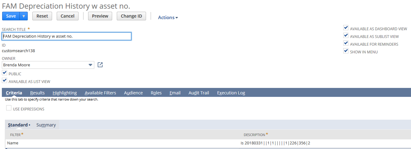 Netsuite How To Find Fixed Assets In A Journal Entry Rsm - 