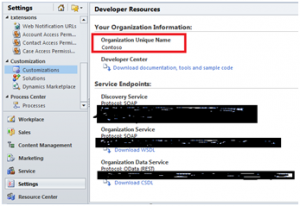 customers unique name