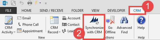 CRM Outlook Client - Importing Contacts 4