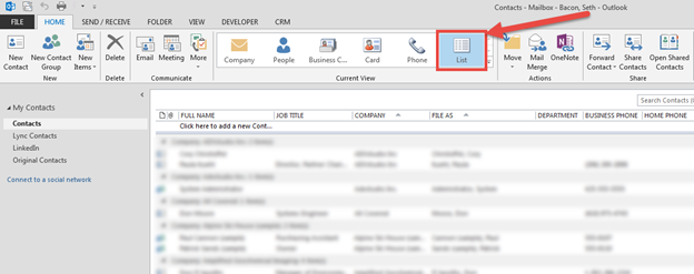 CRM Outlook Client - Importing Contacts 5