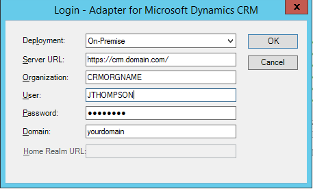Error ID3242- Connecting Scribe to Dynamics CRM 2