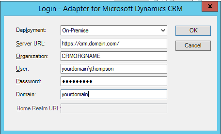 Error ID3242- Connecting Scribe to Dynamics CRM 4