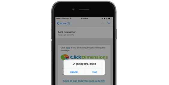 ClickDimensions Spring 2016 Update 2