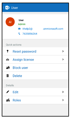 Use the Office 365 Admin App 3