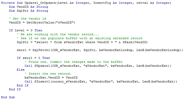 Adding Additional User Fields To a Dynamics SL Screen 9