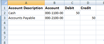 Dynamics GP 2013 R2 Copy and Paste Journal Entries from Excel 1