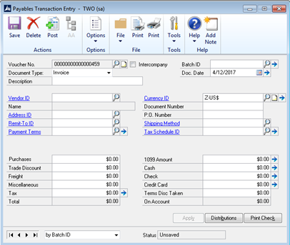 Escheatment or Unclaimed Property Procedures in Dynamics GP 4