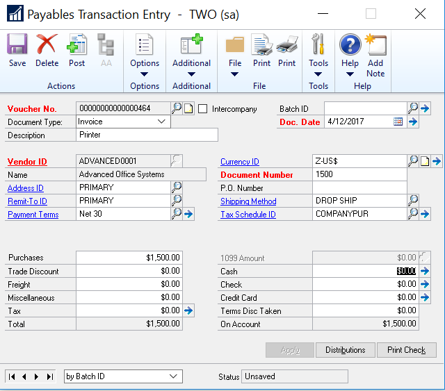 Using Transaction Descriptions in Microsoft Dynamics GP: Reconcile ...